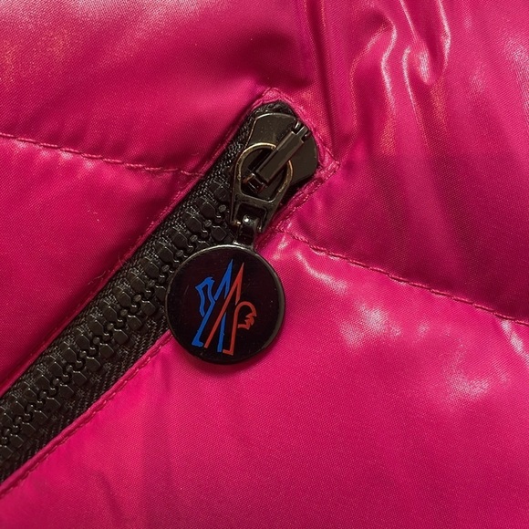 Moncler women’s Bady Giubbotto down puffer winter coat jacket pink hood  1 (XS) - Picture 12 of 16